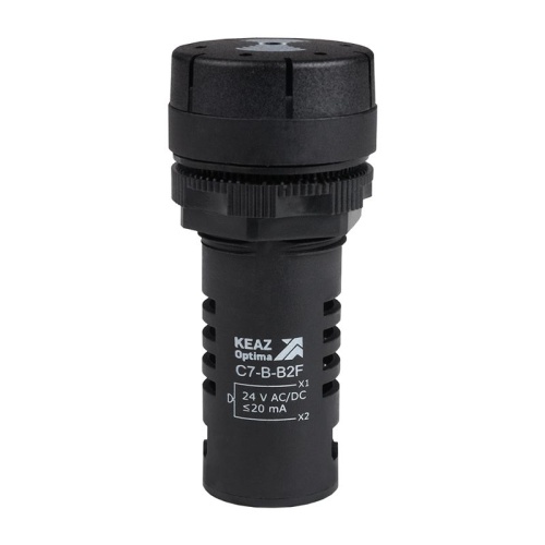 Зуммер с непрерывным сигналом OptiSignal Compact D22 С7-B-B2C черн. 24В AC/DC КЭАЗ 362181 Зуммер с непрерывным сигналом OptiSignal Compact D22 С7-B-B2C черн. 24В AC/DC КЭАЗ 362181