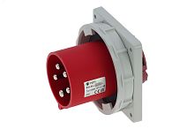 Вилка встраиваемая 63A/400V/3P+N+E/IP67, фланец 106x110 | код CA3658 | INPIN