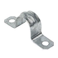 Скоба металлическая двухлапковая d 19-20мм. (100шт.) | код. sm-2-19-20 | EKF