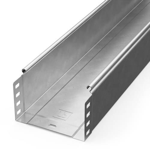 Лоток неперфорированный Стандарт INOX (AISI 304) 150х100х3000 (0,8 мм) (3 м/уп) Промрукав | код PR16.2310 | ПРОМРУКАВ