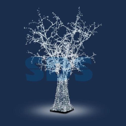 Декоративная 3D фигура Дерево 540х530 см белое | код 501-499 | NEON-NIGHT