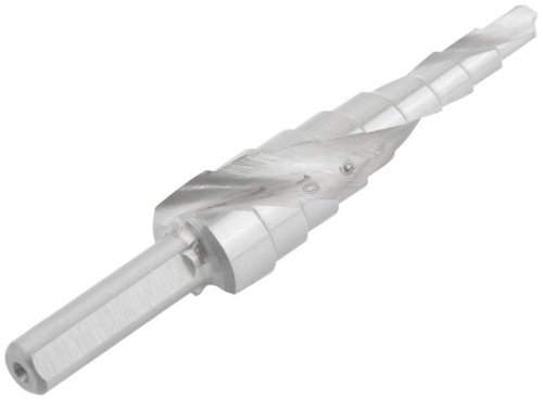 Сверло ступенчатое HSS по металлу, спиральный профиль, 9 ступеней, 4-12 мм | код 36365 | FIT фото 5