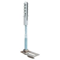 Держатель фасадный с крючком, L=100мм, NI EKF PROxima | код lp-31610-ni | EKF