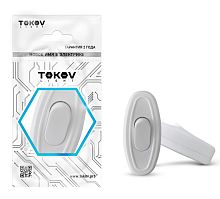 Переключатель на шнур 6А 250В IP20 бел. | код TKL-SW-C01 | TOKOV ELECTRIC