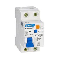 Выключатель автоматический дифференциального тока 1п+N C 20А 30мА электрон. тип AC 4.5кА NXBLE-63Y (R) | код 105543 | CHINT