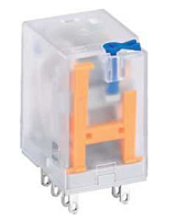 GE024 ERKANON Реле промежут., 2СО, КУ 36VDC, 5А(240VAC/28VDC), тест, мех.инд., под SE02/PYF08A, шт | код GE024 | ERKANON