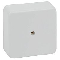 Коробка распаячнаяBS-W-75-75-28 без клеммы 75х75х28мм белая IP40 | код Б0058704 | ЭРА