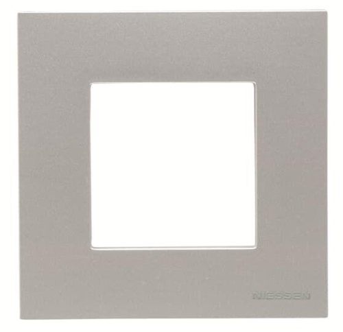 Рамка 1-постовая 2-мод. базовая Zenit серебр. | код 2CLA227110N1301 | ABB Рамка 1-постовая 2-мод. базовая Zenit серебр. | код 2CLA227110N1301 | ABB