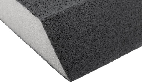 Губка шлифовальная угловая 100х70х25мм Р 120 средняя жесткость алюм./оксидная FIT 38374 фото 7