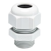 Кабельный ввод, M16x1,5, диапазон обслуживаемых кабелей 4-8 мм, IP68, пластик, RAL 7035 серый | код Z5.503.0353.0 | Wieland