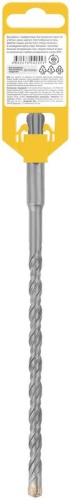 Бур по бетону SDS-PLUS профи крестообразная вставка двойная спираль 8х210мм FIT 33072 фото 4