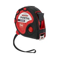 Рулетка измерительная Профи прорезиненный корпус REXANT, 5 м х 19 мм | код 12-9005 | REXANT