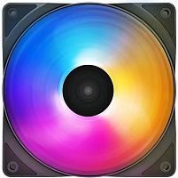 Вентилятор для корпуса Deepcool RF120 FS RGB 120х120x25 черный 4-pin 27дБ (DP-FLED3-RF120-FS) Ret | код 1973517 | DEEPCOOL