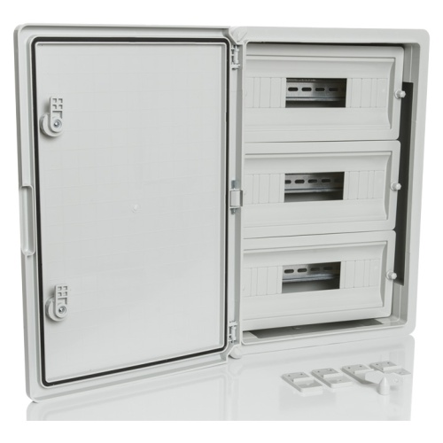 PP3106 Модульный пластиковый шкаф, IP65, УХЛ1., 350х500х190 на 45 модулей (15х3) Непр. Двр. | код PP3106 | Plastim PP3106 Модульный пластиковый шкаф, IP65, УХЛ1., 350х500х190 на 45 модулей (15х3) Непр. Двр. | код PP3106 | Plastim