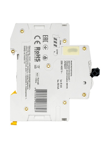 ARMAT Автоматический выключатель M06N 3P D 2А | код AR-M06N-3-D002 | IEK  фото 2