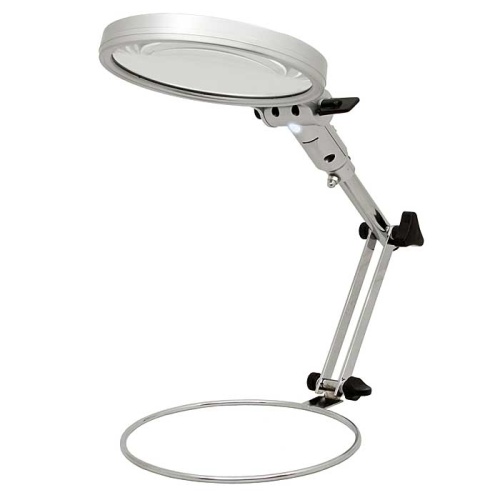 Лупа настольная с LED подсветкой RUICHI MG3B-1, 2.5X | код 91343 | Ruichi Лупа настольная с LED подсветкой RUICHI MG3B-1, 2.5X | код 91343 | Ruichi