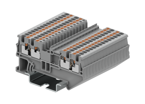TP1.5-4-BK Клемма на DIN-рейку 1.5 мм2 Push-in 4 конт. проходн. черн., шт | код TP1.5-4-BK | SUPU TP1.5-4-BK Клемма на DIN-рейку 1.5 мм2 Push-in 4 конт. проходн. черн., шт | код TP1.5-4-BK | SUPU