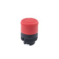 Головка грибовидная возврат поворотом, красный, O30 мм, пласт. MTB2-ES44 | код 43233 | MEYERTEC