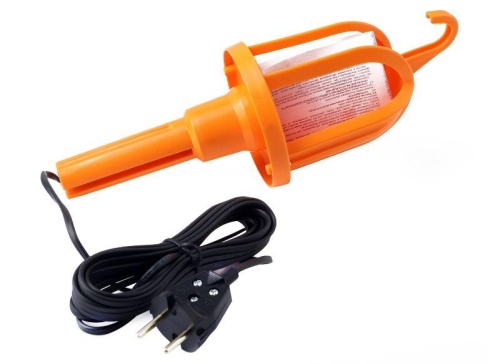Светильник переносной НРБ 01-60-001 "Фокус 2202" 60Вт УХЛ2 5м оранж. Ultraflash 14206 фото 4