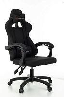 Кресло игровое Zombie Rudger черный с подголов. крестов. пластик | код 2019352 | ZOMBIE