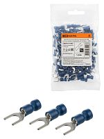 Наконечник вилочный изолированный НВИ с легким вводом проводника 2,5-5 (100 шт. ) TDM | код SQ0503-0205 | TDM