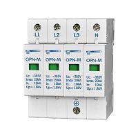 Ограничитель импульсного перенапряжения УЗИП OPN-M (4S)20kA | код 567894-20 | Новатек-Электро