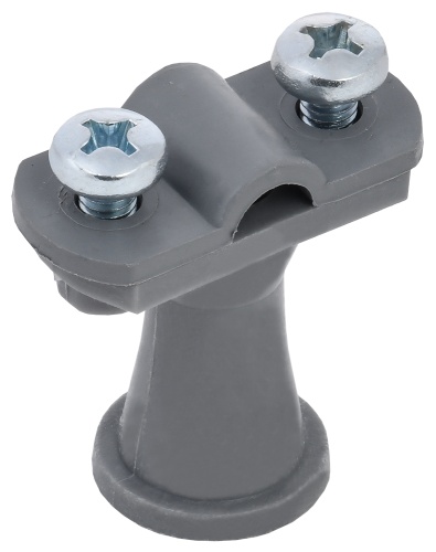 Держатель проводника круглого 6-10мм h=38мм пластик серый | код ZDP80-60-1-68-038 | IEK Держатель проводника круглого 6-10мм h=38мм пластик серый | код ZDP80-60-1-68-038 | IEK