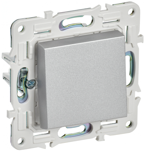 SKANDY Выключ. 1-кл. кнопоч. 10А SK-V14S сереб. IEK | код SK-V17-0-10-K23 | IEK SKANDY Выключ. 1-кл. кнопоч. 10А SK-V14S сереб. IEK | код SK-V17-0-10-K23 | IEK