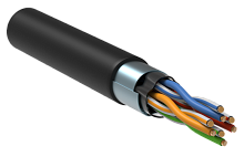 ITK Витая пара F/UTP 5E 4х2х0,52 LDPE черный (305м) РФ/С | код LC3-C5E04-339-S-P-R | ITK by IEK
