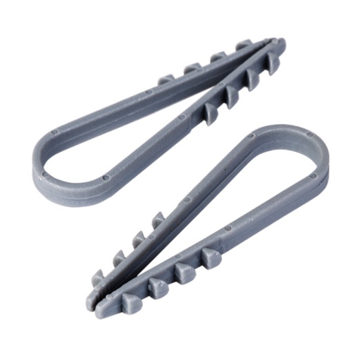 Дюбель-хомут нейлоновый PROconnect 11-18 мм, серый, упаковка 100 шт. | код 07-4502-3 | PROCONNECT