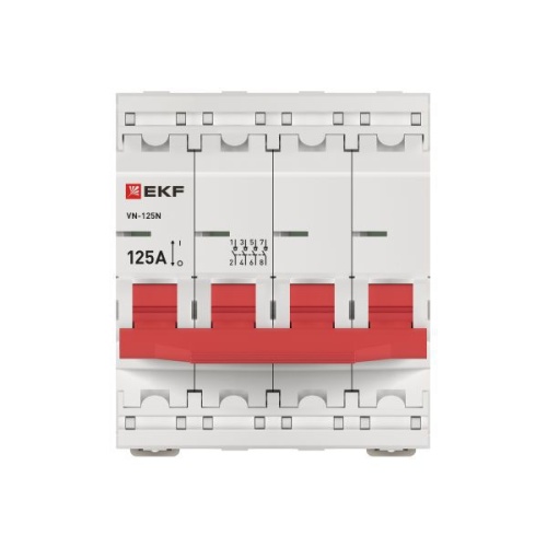 Выключатель нагрузки ВН-125N 4Р 125А PROXIMA EKF | код S1254125 | EKF фото 4