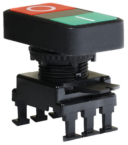 Кнопка сдвоенная on/off HD15G3 (черн.) | код 004770028 | ETI Кнопка сдвоенная on/off HD15G3 (черн.) | код 004770028 | ETI