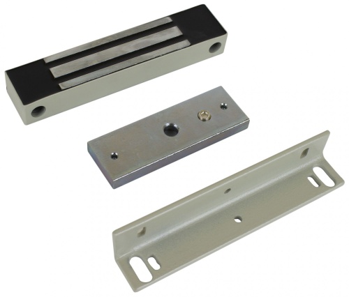 Замок электромагнитный серый (ML-100K с уголком) | код AT-02717 | AccordTec Замок электромагнитный серый (ML-100K с уголком) | код AT-02717 | AccordTec