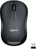 Мышь Logitech Silent M220 темно-серый/черный оптическая (1000dpi) silent беспроводная USB2.0 (2but) | код 1964258 | Logitech
