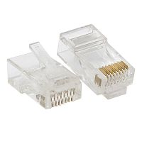Коннектор RJ45 (8P8C) кат.6 неэкранир. 30мкд универс. (уп.20шт) TERACOM PRO | код TRP-PLUG-6UTP-20 | EKF