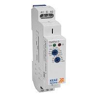 Реле времени OptiRel D TMR-DOF-1T-240U-2I задержка выключения 16А 1СО и 1ИМП 12-230АС/DC | код 332015 | КЭАЗ