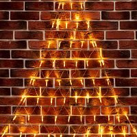 Гирлянда Сеть 2х2х1.5 м, свечение с динамикой, прозрачный ПВХ, 136 LED, 230 В, цвет свечения теплый белый | код 215-056 | NEON-NIGHT