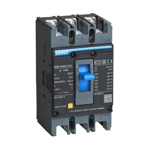 Выключатель автоматический 3п 32А 25кА NXM-125S (R) | код 844300 | CHINT Выключатель автоматический 3п 32А 25кА NXM-125S (R) | код 844300 | CHINT