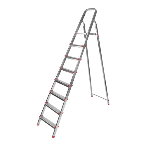 Стремянка металлическая 8 ступенек, усиленный профиль REXANT | код 12-5058 | REXANT