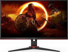 Монитор AOC 23.8 24G2SPAE черный/красный IPS LED 1ms 16:9 HDMI M/M матовая 250cd 178гр/178гр 1920x1080 165Hz FreeSync Premium VGA DP FHD 3.75кг | код 1895417 | AOC