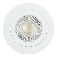 Светильник светодиодный встраиваемый 12Вт 4000К 960лм бел. "круг" AL540 FERON 52048