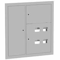 Щит этажный 4 кв. RAL9003 со слаботочным отсеком слева (1000х950х160) EKF PROxima | код mb29-v-4z-ral9003 | EKF