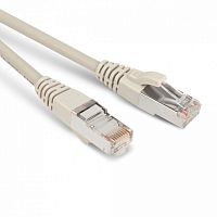 Патч-корд F/UTP экран. Cat.5е LSZH 15 м серый, Hyperline PC-LPM-STP-RJ45-RJ45-C5e-15M-LSZH-GY | код 31000 | Hyperline