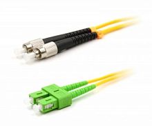 Патч-корд оптический TWT, PVC, дуплексный, SC/APC-FC/UPC, SM OS2, 7.0 м | код TWT-2SC-2FC/SAU-7.0 | TWT