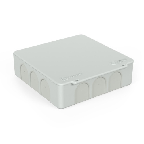 Коробка распределительная 60-0302м для прямого монтажа двухкомпонентная безгалогенная (HF) 100х100х30 (8 шт/уп) Промрукав | код 60-0302м | ПРОМРУКАВ