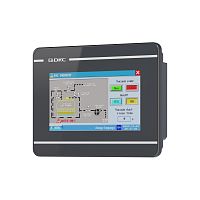 Промышленная операторская панель, диагональ 4.3, 16,77М цветов дисплей TFT, разрешение 480*272 px, порты: 2 COM, 1 Micro USB, 1 Ethernet | код H1000-T043E | DKC