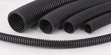 Труба гофрированная 16 мм ПВХ (черная) с зонд.легкая (100м) | код 11601Ч | Ruvinil