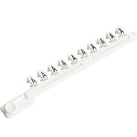 Гребенка составных шильдиков, 10 шильдиков, нанесенные знаки: P,P, ... ,P | код 04.841.3750.0 | Wieland