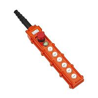 Пульт кнопочный NP3-3K на 6 кнопок, кнопка «ВКЛ» с фикс., повор. «Грибок» c фикс. IP65 (R) | код 586058 | CHINT