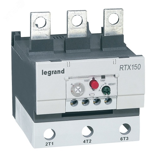 Реле тепловое RTX3 150 с дифференциальной защитой 110...150A | код 416775 | Legrand